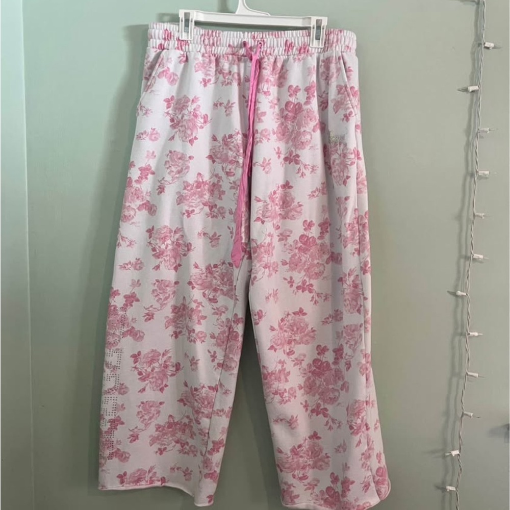 Pink x Loveshackfancy sweatpants